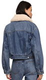 The Daily Denim Fur Jacket