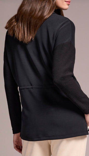 Long Sleeve Turtle Neck Combo Top