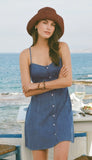 Angel Eyes Denim Mini Dress
