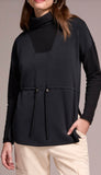 Long Sleeve Turtle Neck Combo Top