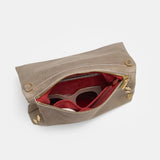 Vip Medium-Brush Gold, Red Zip