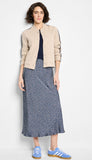 Dashing Dusk Knit Bomber Jacket