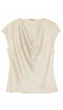 Drape Neck Day Gloss Tee