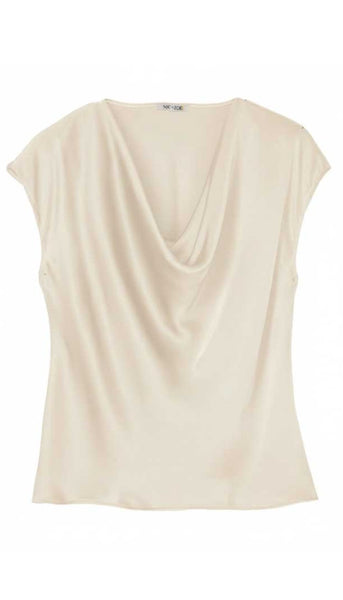Drape Neck Day Gloss Tee