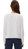 Aiko Crew Neck Rolled Edge Tee