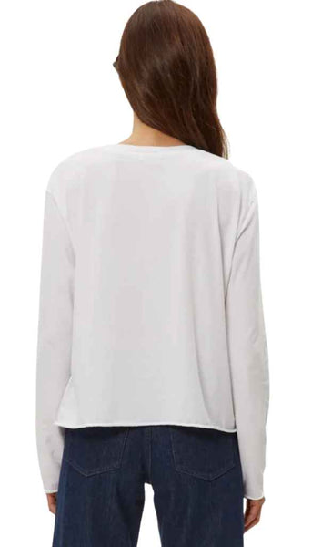 Aiko Crew Neck Rolled Edge Tee