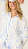 Long Sleeve Pj Top-Parisian Dreams