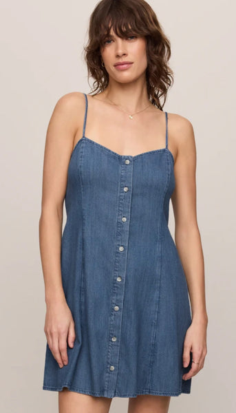 Angel Eyes Denim Mini Dress