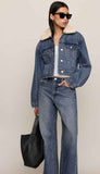 The Daily Denim Fur Jacket