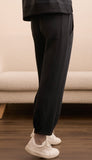 Jogger With Hem Pleats & Pockets