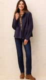 Long Sleeve Zip Front Coat With Lining