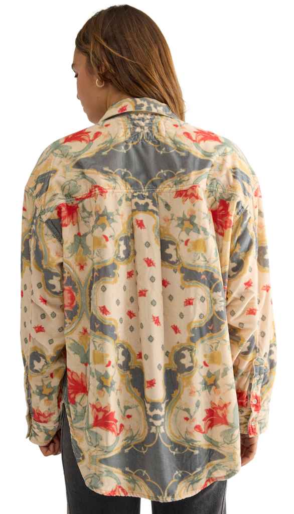 Alex Printed Velvet Shirt
