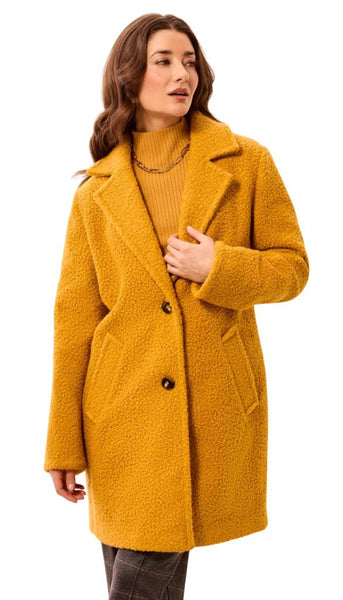 Long Sleeve Single Breast Coat With Lining