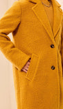 Long Sleeve Single Breast Coat With Lining