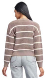 Slobhan-Long Sleeve Crew Crop Sweater