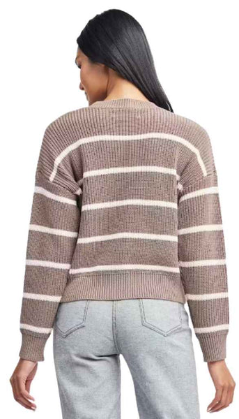 Slobhan-Long Sleeve Crew Crop Sweater