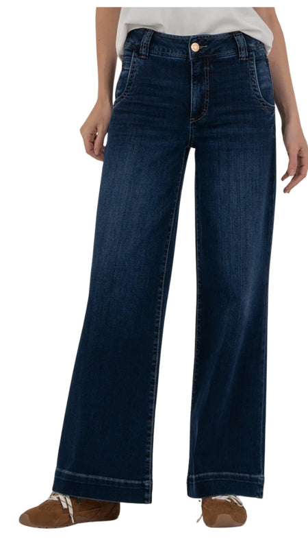 Bri Ankle High Rise Slim Straight - NightFall