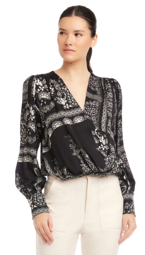 Ines Drape Front Top