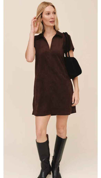 Short Sleeve Pullover A-Line Dress