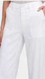 Wide Leg Cropped Cargo