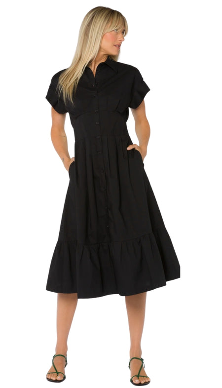 Short Sleeve Collared Dress – Alapage Boutique Short Sleeve Collared Dress – Alapage Boutique