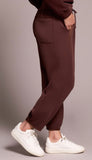 Jogger With Hem Pleats & Pockets