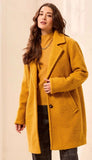 Long Sleeve Single Breast Coat With Lining