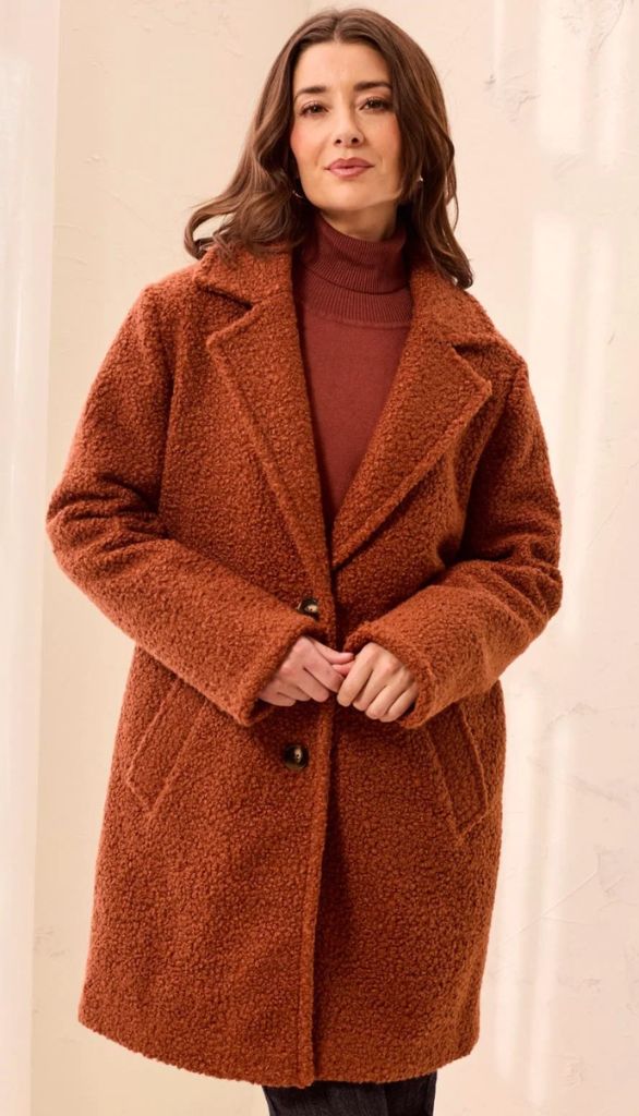 Long Sleeve Single Breast Coat With Lining