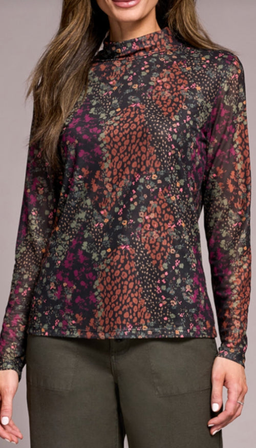 Turtleneck Lined Top