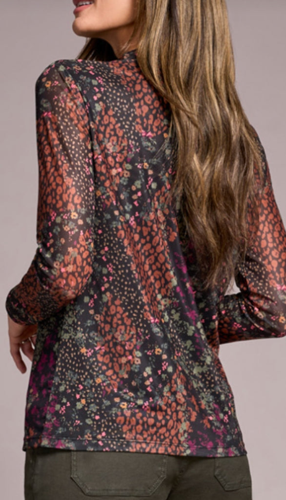 Turtleneck Lined Top