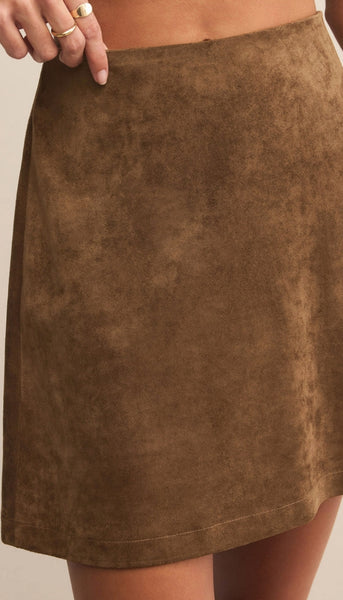 Ciera Suede Mini Skirt