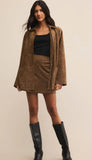Ciera Suede Mini Skirt