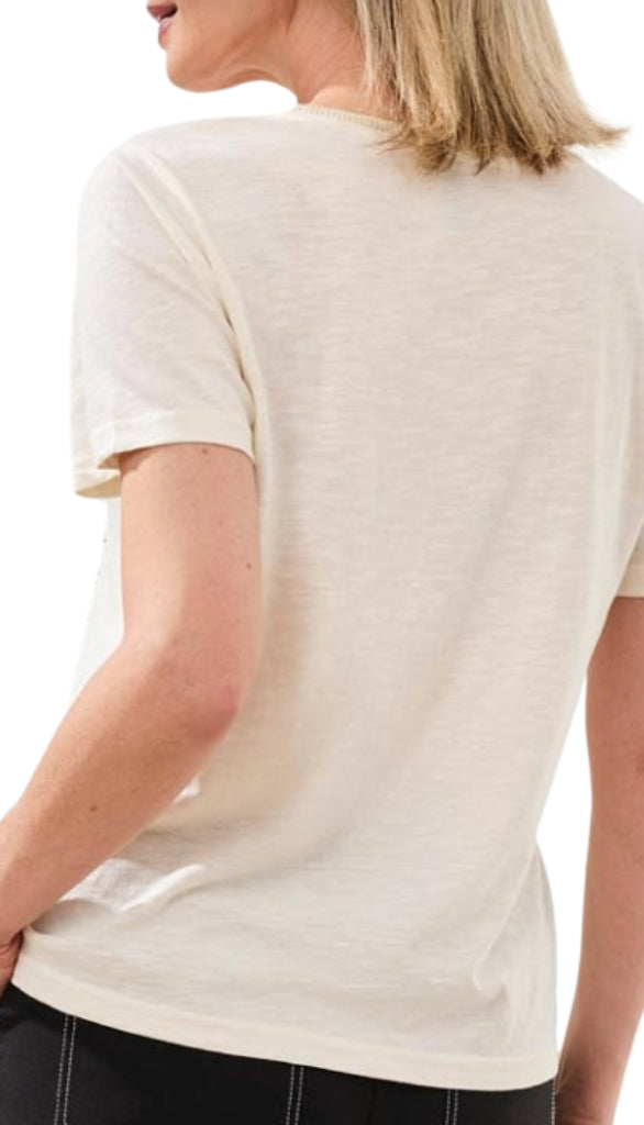 Short Sleeve Crew Neck With Placement Print