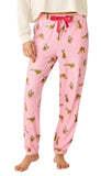 Banded Pj Pant-Very Merry