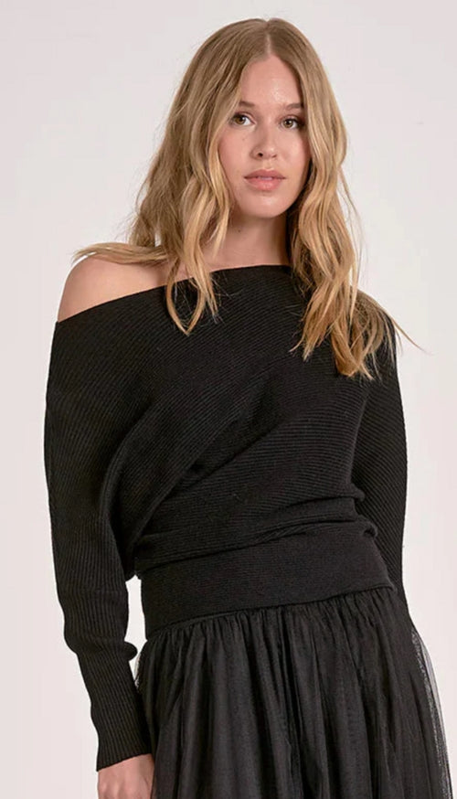 Off Shoulder Sweater