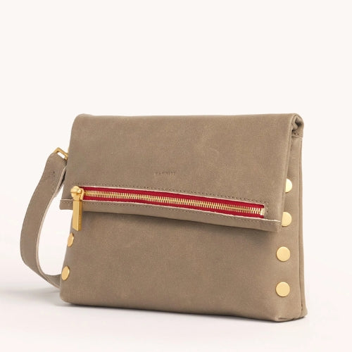Vip Medium-Brush Gold, Red Zip