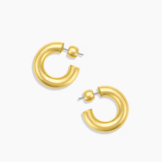Lou Statement Small Hoops