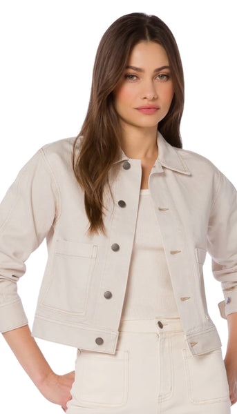 Peton-Long Sleeve Crop Jacket