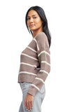 Slobhan-Long Sleeve Crew Crop Sweater