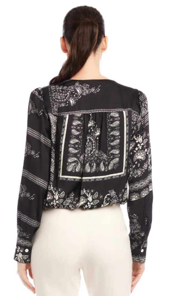 Ines Drape Front Top