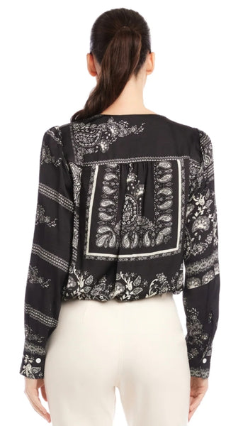 Ines Drape Front Top
