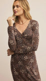 Exhale Sable Floral Midi Dress