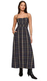 Evermore Plaid Midi Dress
