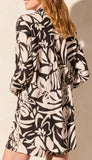 Roll Up Long Sleeve Button Front Blouse