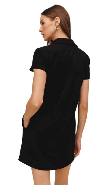 Short Sleeve Pullover A-Line Dress