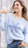 Clara Embroidered Crew