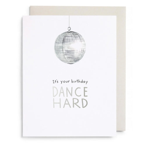 Disco Ball Dance Hard Birthday