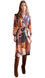 Franchesca Midi Dress Etruscan Scroll