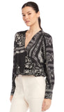 Ines Drape Front Top