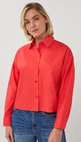 Cropped Blouse With Cuff
